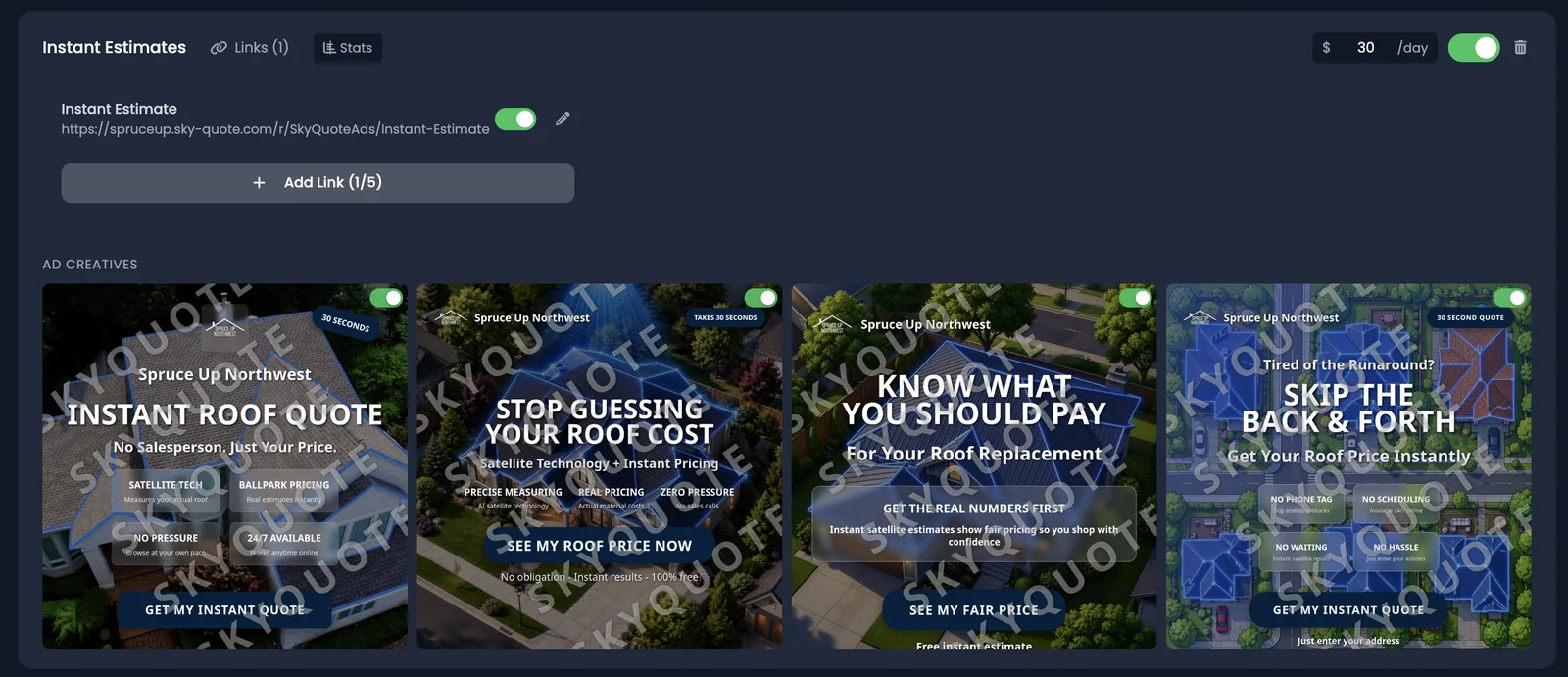 Step 2 — ads built and optimized for you